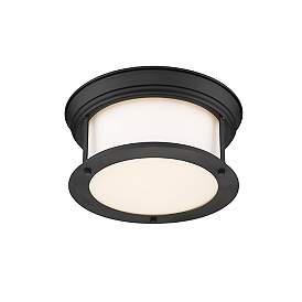 Image5 of Sonna by Z-Lite Matte Black 2 Light Flush Mount more views