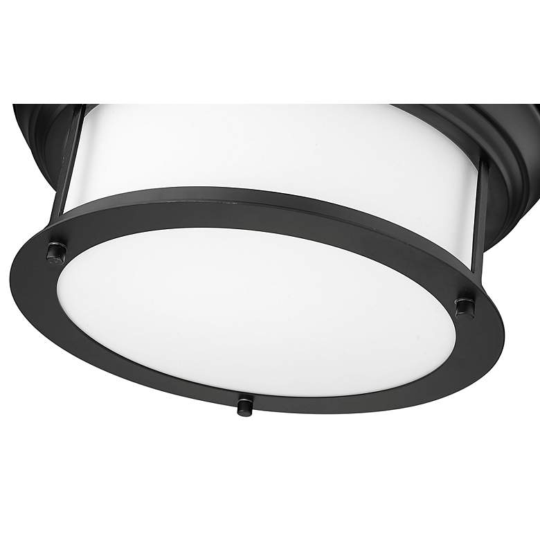 Image 6 Sonna by Z-Lite Matte Black 2 Light Flush Mount more views