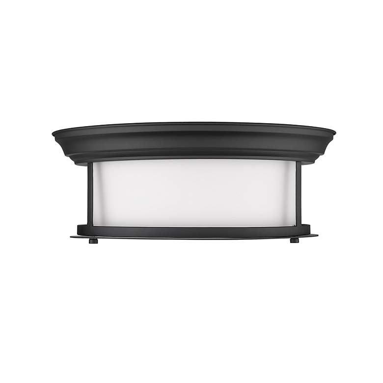 Image 7 Sonna by Z-Lite Matte Black 2 Light Flush Mount more views
