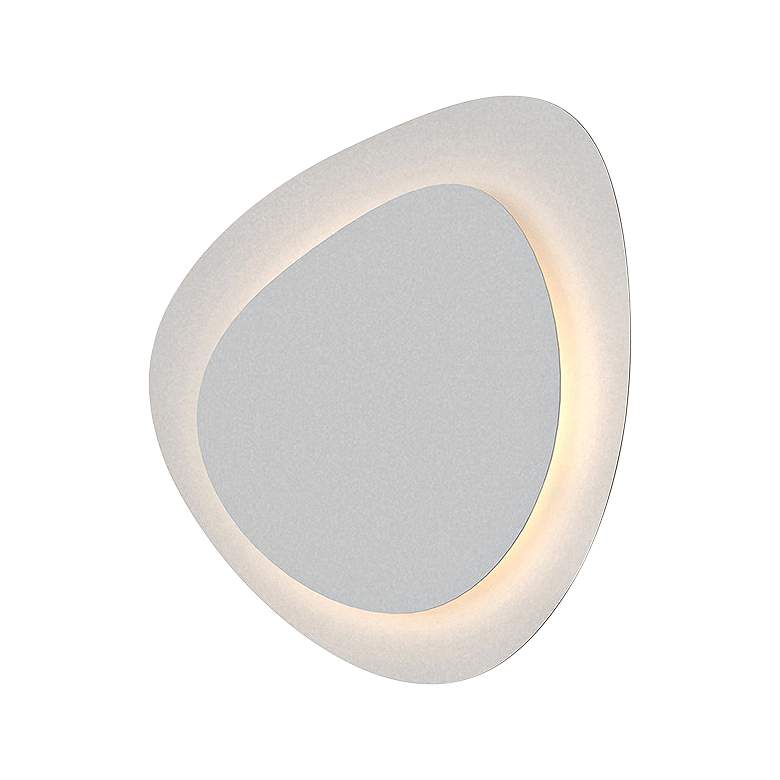 Image 1 Sonneman Abstract Panels 11 1/4" High White LED Wall Sconce