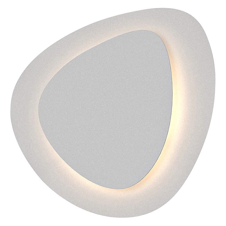 Image 1 Sonneman Abstract Panels 14 1/2" High White LED Wall Sconce