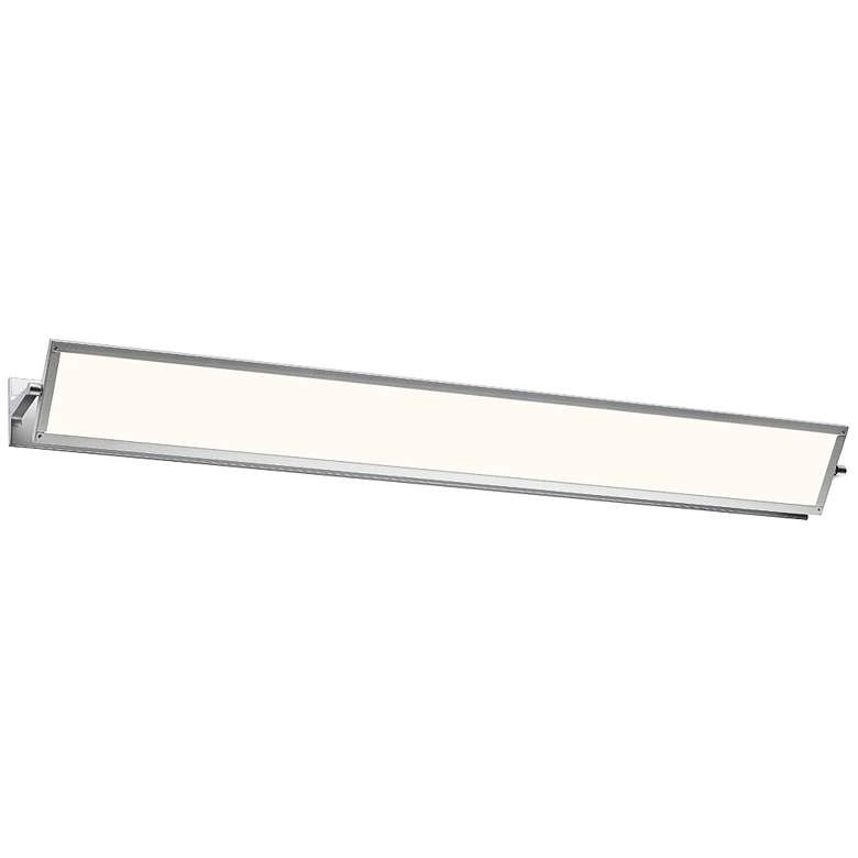 Image 1 Sonneman Aileron 36 inch Wide Satin Aluminum LED Bath Light