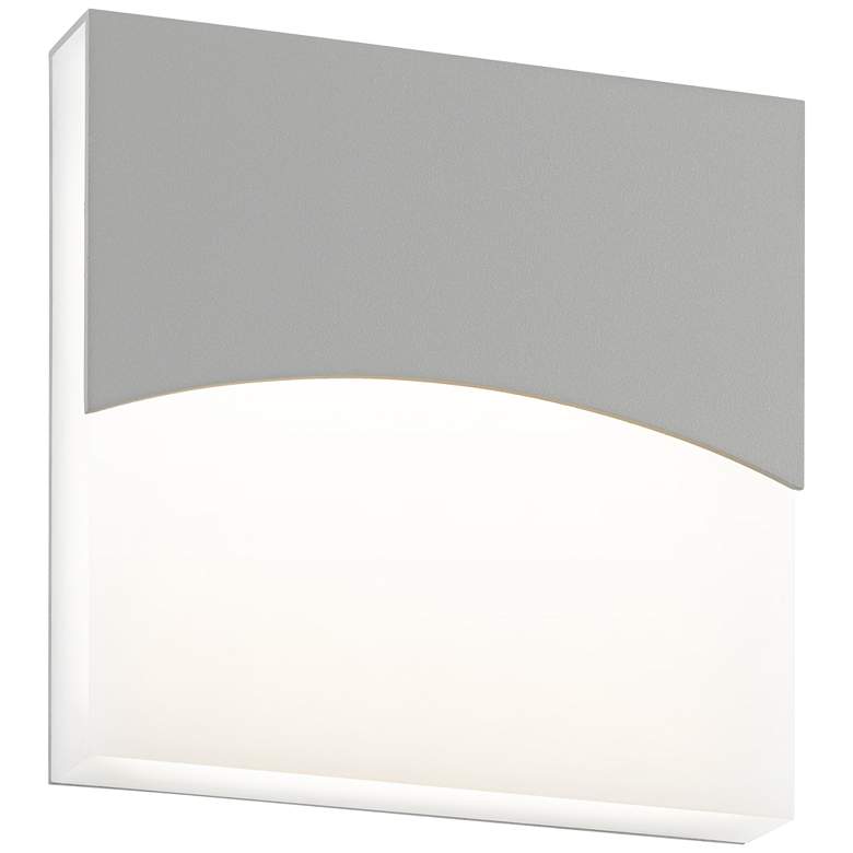 Image 1 Sonneman Aku 7 inchH Textured Gray LED Outdoor Wall Light