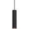 Sonneman ALC 11 3/4" High Modern Satin Black LED Mini Pendant