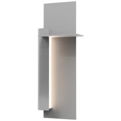 Sonneman Backgate 20&quot; High Textured Gray LED Wall Sconce