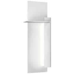 Sonneman Backgate 20&quot;H Textured White LED Right Wall Sconce