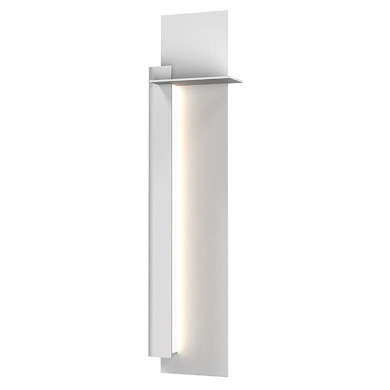 Image 1 Sonneman Backgate™ 30"H White LED Outdoor Wall Light