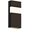 Sonneman Band 13"H Textured Bronze LED Outdoor Wall Light