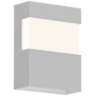 Sonneman Band 8" High Textured White LED Outdoor Wall Light