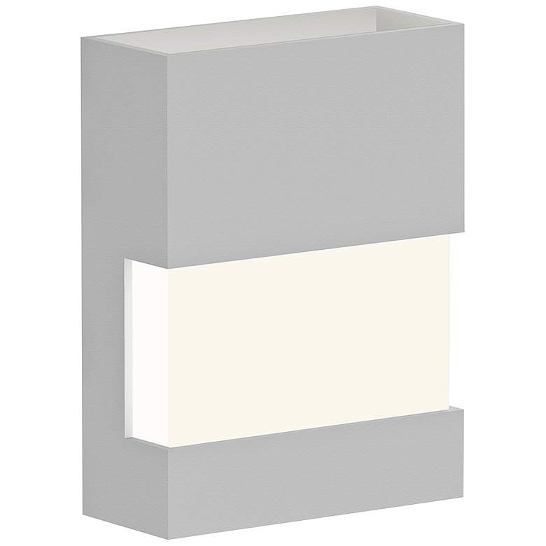 Sonneman Band 8&quot; High Textured White LED Outdoor Wall Light more views