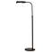 Sonneman Black Tenda Pharmacy Adjustable Floor Lamp