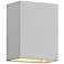 Sonneman Box 4 1/2" High Textured White LED Outdoor Wall Light