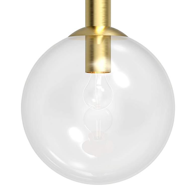 Image 2 Sonneman Bubbles 12" Wide Satin Brass Mini Pendant more views