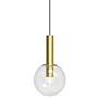 1_Sonneman Bubbles 8" Wide Satin Brass Mini Pendant