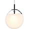 Sonneman Cantina 15" Wide Poured White LED Pendant Light