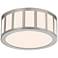 Sonneman Capital 12"W Satin Nickel Round LED Ceiling Light