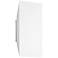 Sonneman Chamfer 11" High Textured White LED Wall Sconce