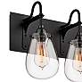 3_Sonneman Chelsea 19 1/4" Wide Satin Black Bath Light more views