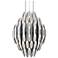 Sonneman Chimes 24 1/4" Wide Polished Chrome LED Chandelier