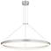 Sonneman Corona 31 1/2" Wide Satin Aluminum Modern LED Ring Pendant