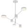 Sonneman Counterpoint 45"W Satin White 6-Light LED Pendant
