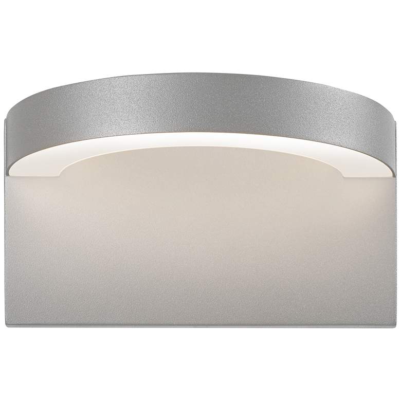 Image 2 Sonneman Cusp 5 1/4 inchH Textured Gray LED Outdoor Wall Light more views