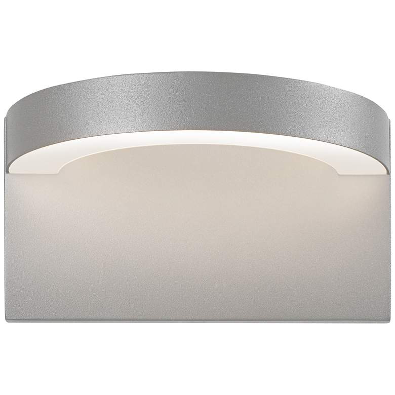 Image 2 Sonneman Cusp 5 1/4"H Textured Gray LED Outdoor Wall Light more views
