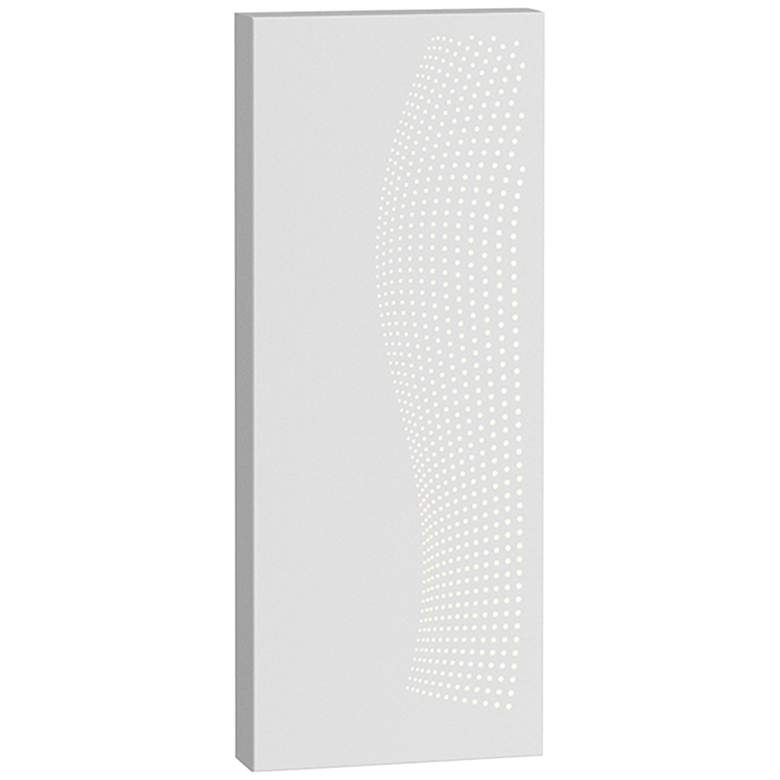 Image 1 Sonneman Dotwave 15 1/4 inch High Textured White LED Wall Sconce