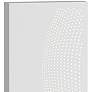 Sonneman Dotwave 15 1/4" High Textured White LED Wall Sconce