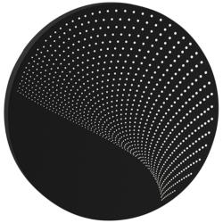 Sonneman Dotwave 15&quot; High Textured Black LED Wall Sconce