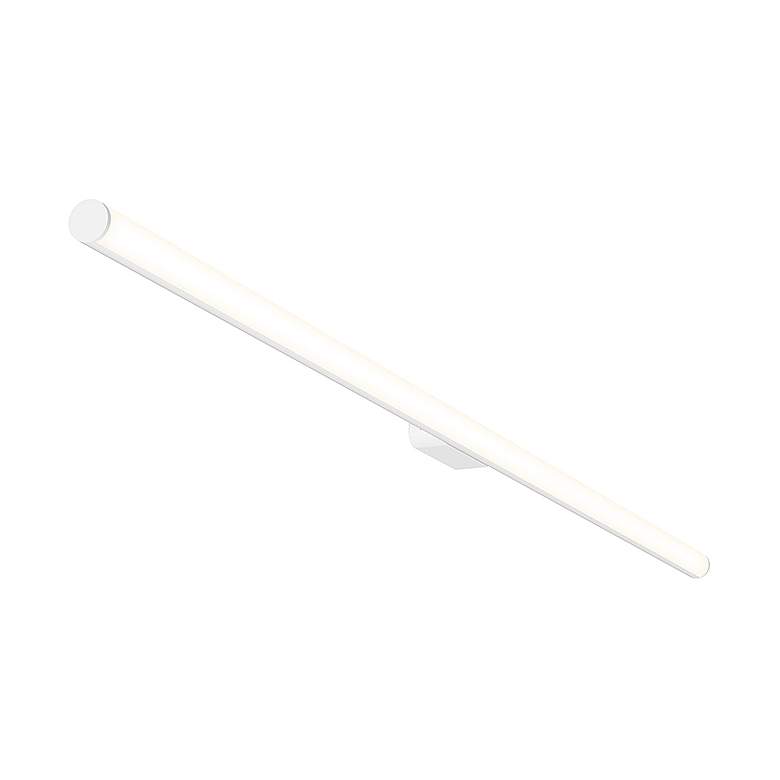 Image 1 Sonneman Fino&#8482; 40 inch Wide Satin White LED Bath Light