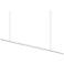 Sonneman Fino 70" Modern Polished Chrome 3500K LED Pendant