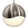 3_Sonneman Grapes 3 3/4" Wide Satin Nickel LED Mini Pendant more views
