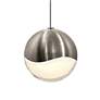 4_Sonneman Grapes 3 3/4" Wide Satin Nickel LED Mini Pendant more views