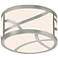 Sonneman Haiku 8" Wide Satin Nickel Round LED Ceiling Light