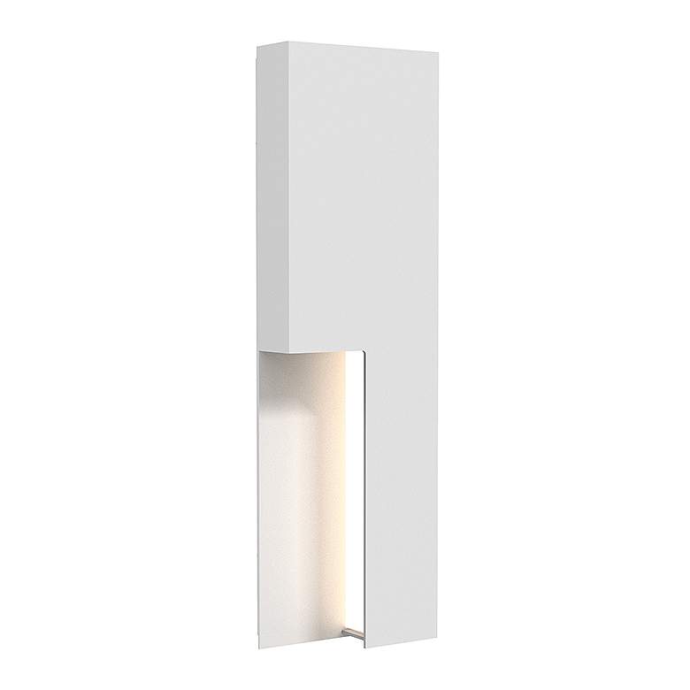 Image 1 Sonneman Incavo&#8482; 20 inch High White LED Outdoor Wall Light
