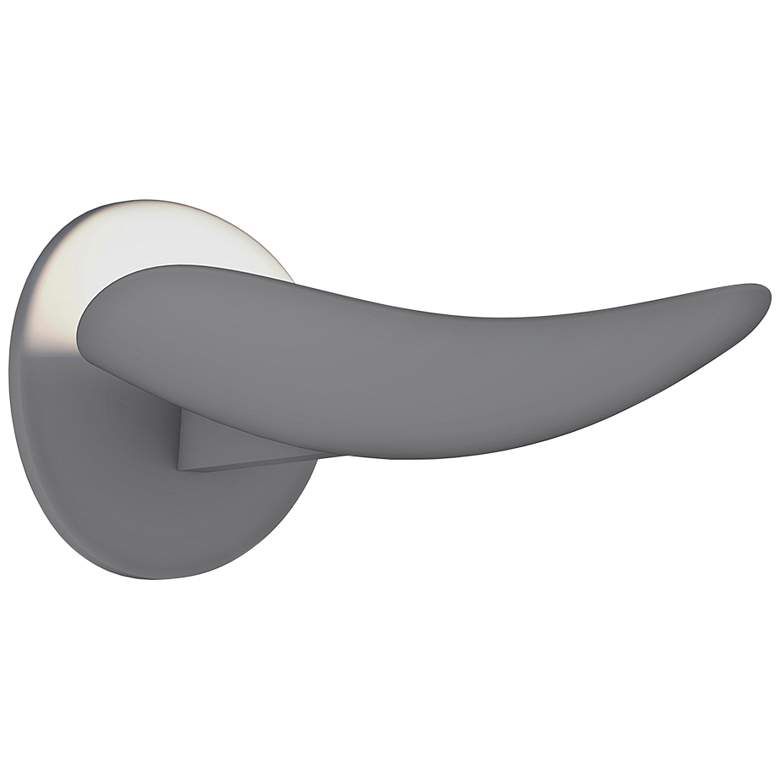 Image 1 Sonneman Infinity 2" High Dove Gray LED Wall Sconce