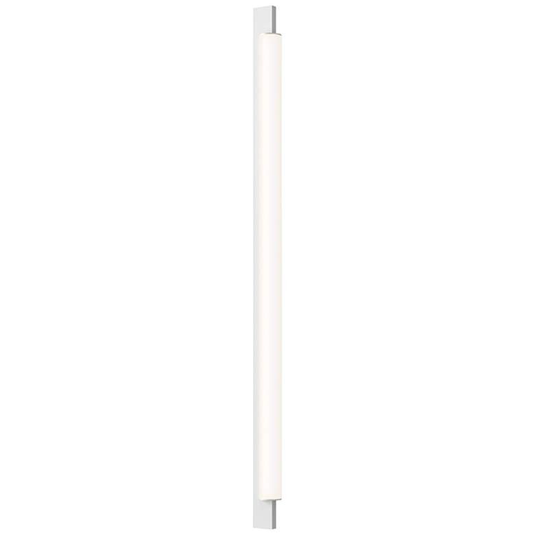 Image 1 Sonneman Keel 36 inch High Satin White LED Wall Sconce