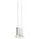 Sonneman Lambda 5" Wide Textured White LED Mini Pendant