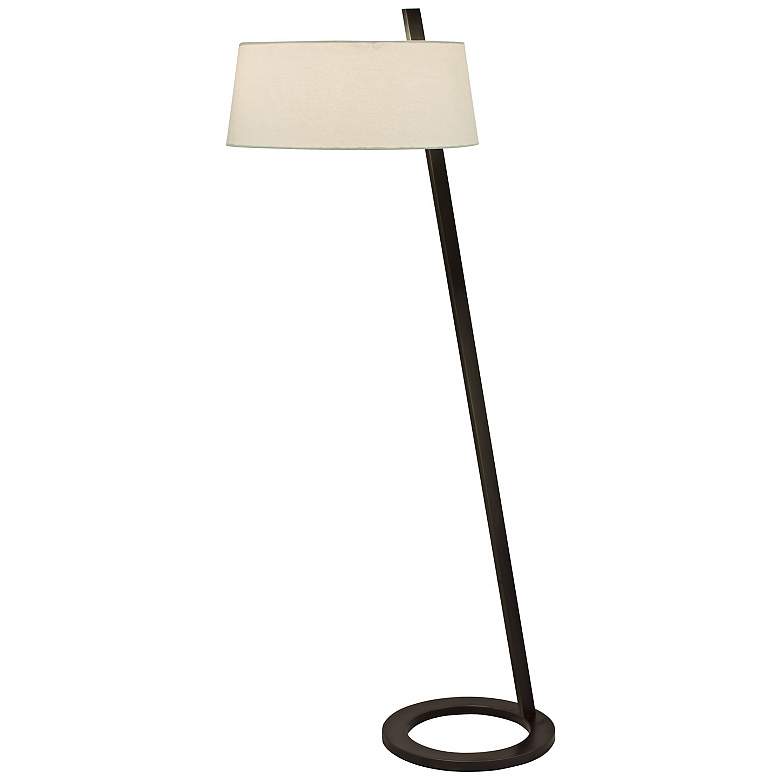 Image 1 Sonneman Lina Black Brass Floor Lamp