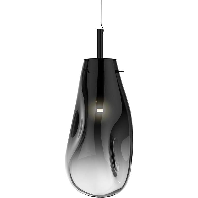 Image 2 Sonneman Liquid 10 1/2" Wide Smoke Fade LED Mini Pendant