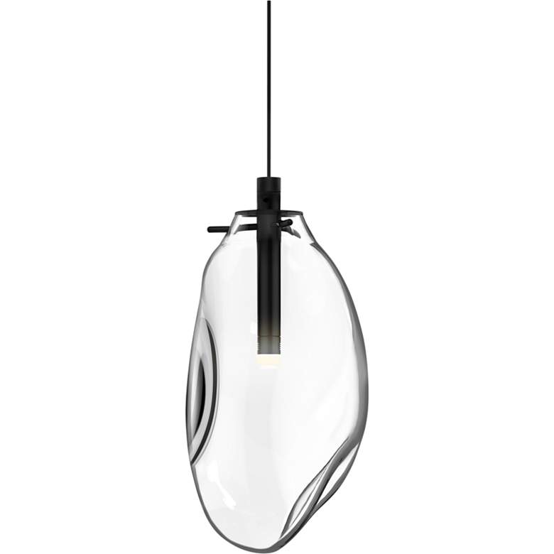 Image 2 Sonneman Liquid 6" Wide Clear LED Mini Pendant