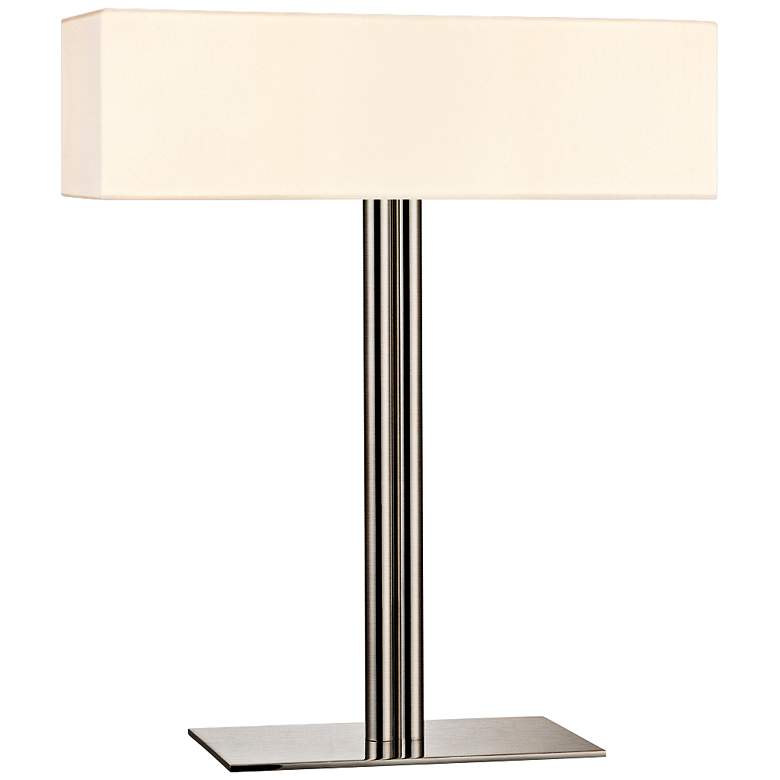 Image 1 Sonneman Madison Collection Satin Nickel Accent Table Lamp