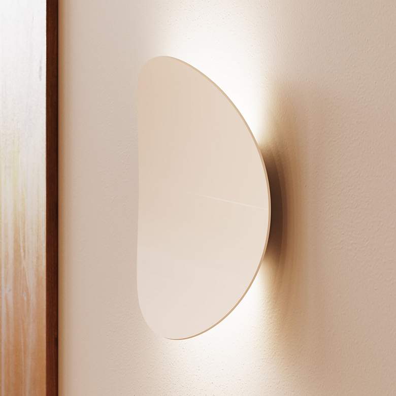 Image 6 Sonneman Malibu 13 3/4" High Satin White LED Wall Sconce more views