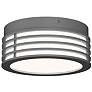 Sonneman Marue&#8482; 7 3/4" Wide Gray LED Ceiling Light