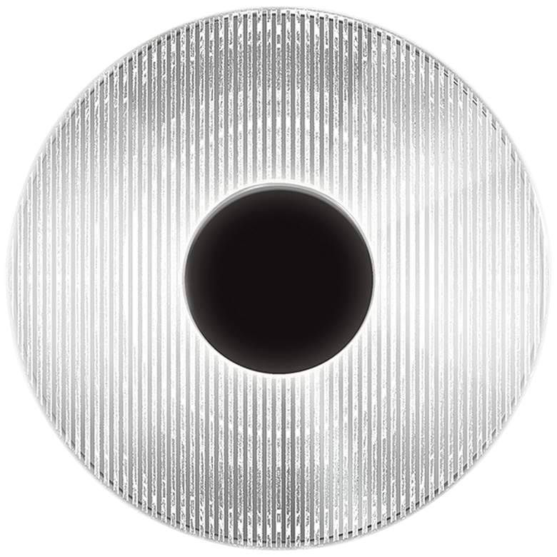 Image 2 Sonneman Meclisse&#8482; 9 inch High Satin Black LED Wall Sconce