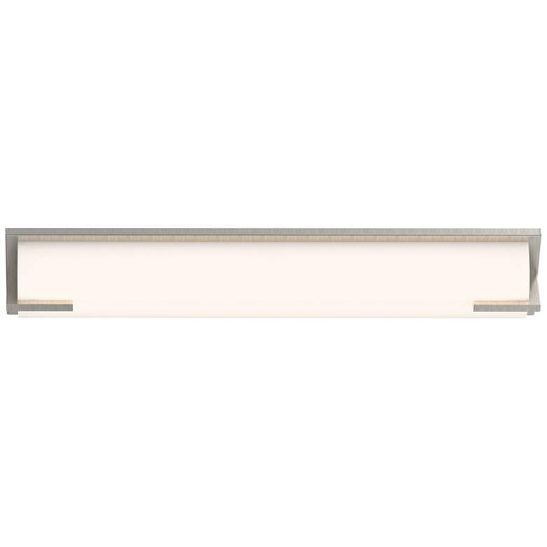 Image 3 Sonneman New Edge™ 24" High Satin Nickel LED Bath Light more views