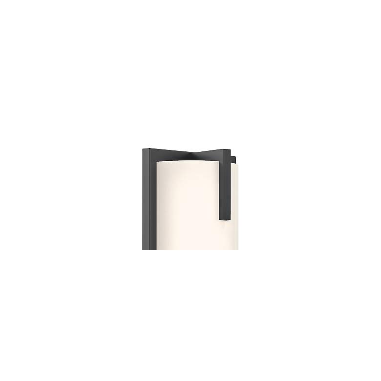 Image 2 Sonneman New Edge™ 32" High Satin Black LED Bath Light more views