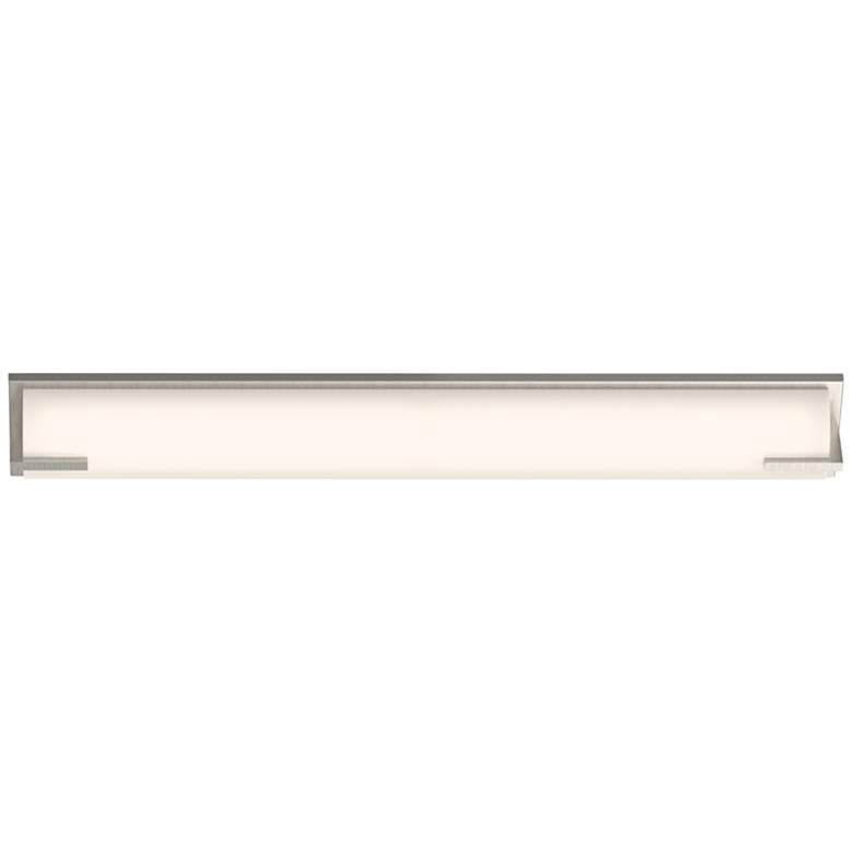 Image 3 Sonneman New Edge™ 32" High Satin Nickel LED Bath Light more views