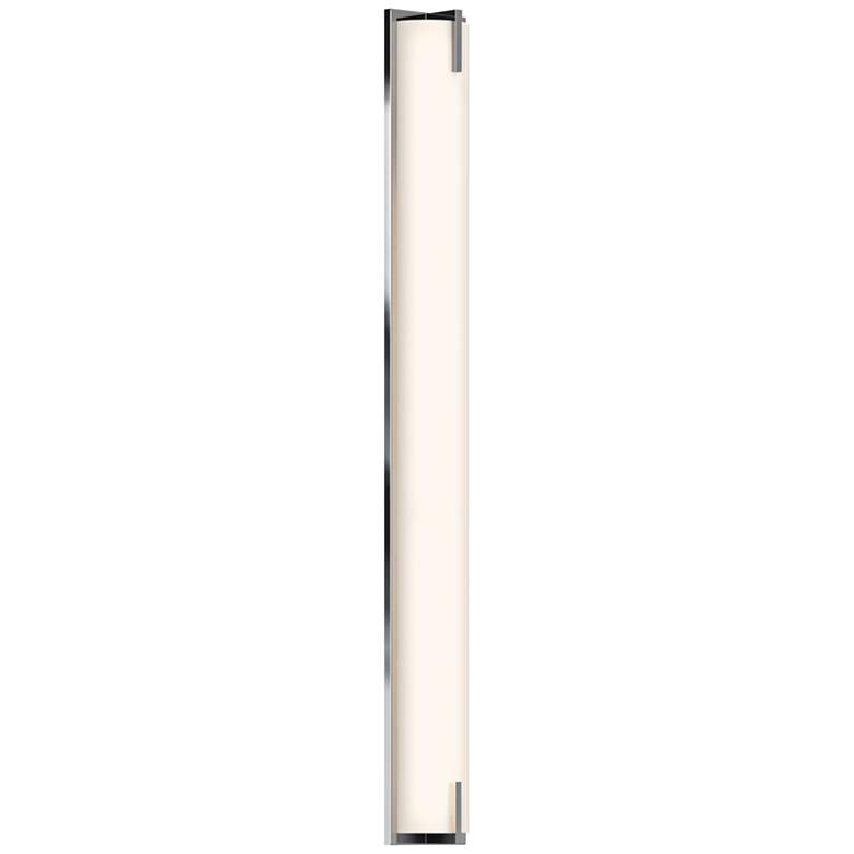 Image 1 Sonneman New Edge 40" High Polished Chrome LED Bath Light